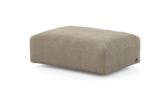 Preset sofa seat - 41 x 25 - cord velour - sand