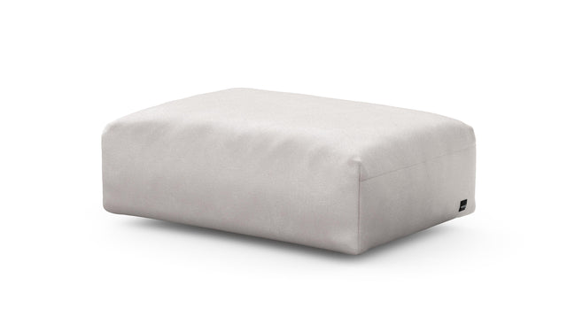 Preset sofa seat - 41 x 25 - velvet - creme