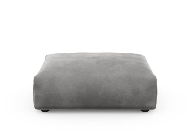sofa seat cover - velvet - dark grey - 41in x 33in