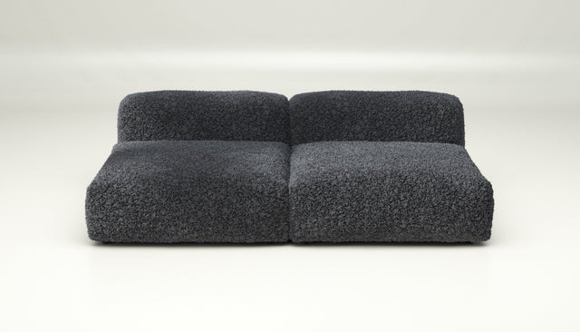 vetsak | Sofa Set 01 Large - doodle - dark grey | Modular Sofa | 3.5 Seater