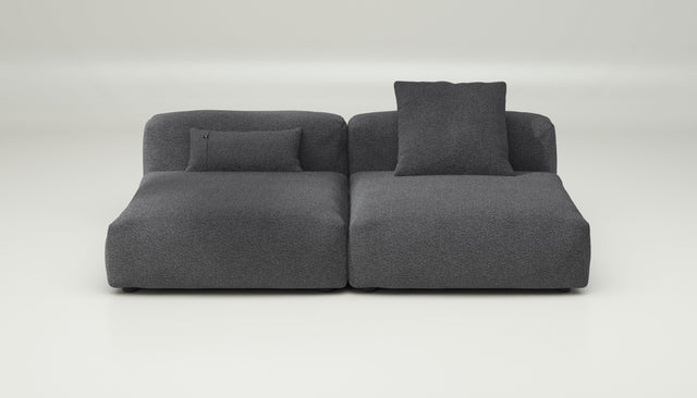 vetsak | Sofa Set 01 Large - loop loop - anthracite | Modular Sofa | 3.5 Seater