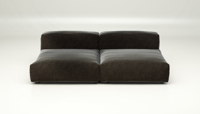 vetsak | Sofa Set 01 Large - suave - anthracite | Modular Sofa | 3.5 Seater