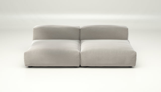 vetsak | Sofa Set 01 Large - Suave - Clay | Modular Sofa | 3.5 Seater