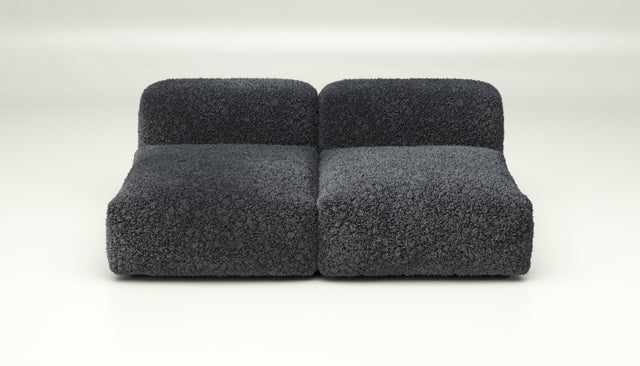 vetsak | Sofa Set 01 Medium - doodle - dark grey | Modular Sofa | 2.5 Seater