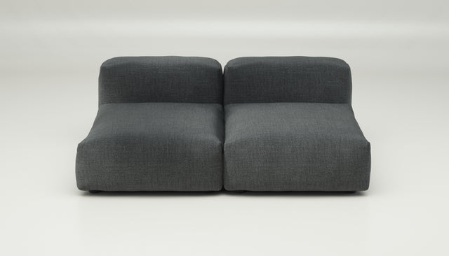 vetsak | Sofa Set 01 Medium - pique - dark grey | Modular Sofa | 2.5 Seater