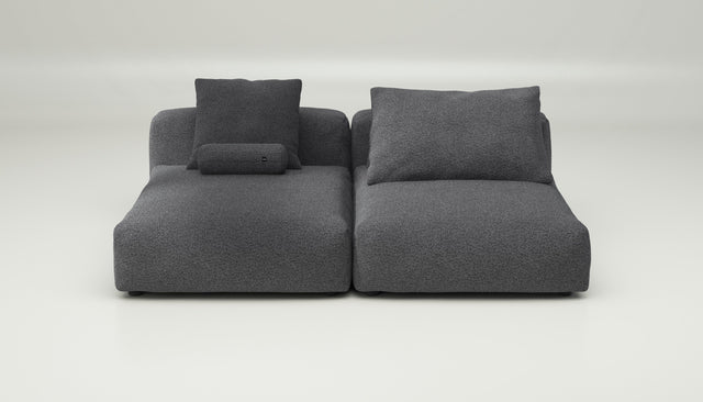 vetsak | Sofa Set 01 XLarge - loop loop - anthracite | Modular Sofa | 3.5 Seater