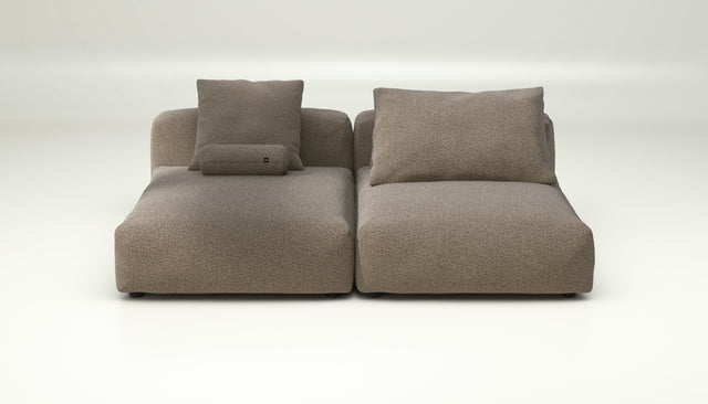 vetsak | Sofa Set 01 XLarge - loop loop - taupe | Modular Sofa | 3.5 Seater