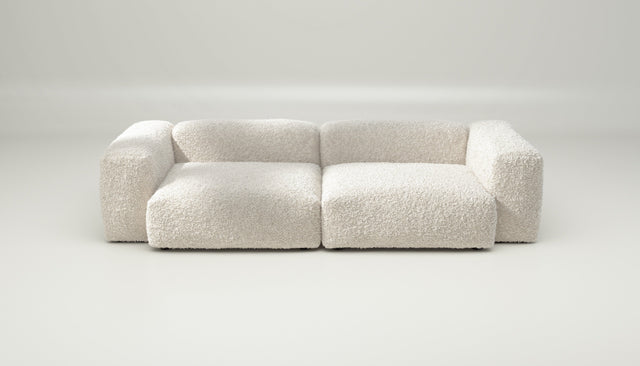 vetsak | Sofa Set 02 Large - doodle - creme | Modular Sofa | 3.5 Seater | Big Sofa