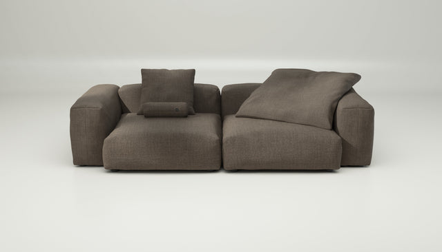 vetsak | Sofa Set 02 Large - pique - taupe | Modular Sofa | 3.5 Seater | Big Sofa