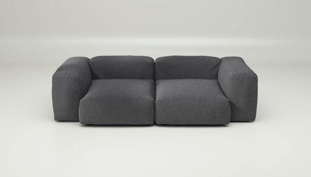 vetsak | Sofa Set 02 Medium - loop loop - anthracite | Modular Sofa | 2.5 Seater | Big Sofa