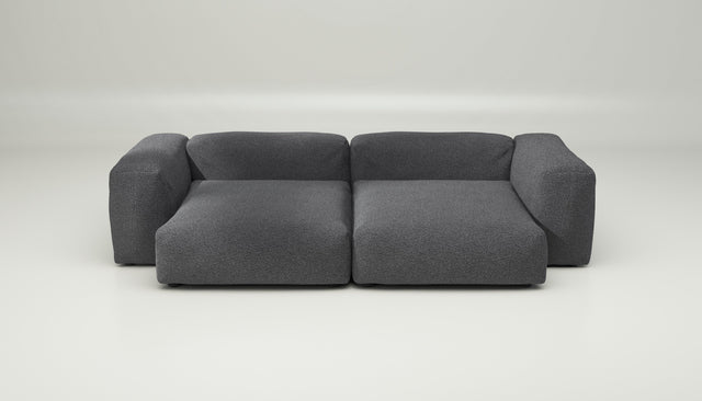 vetsak | Sofa Set 02 XLarge - loop loop - anthracite | Modular Sofa | 3.5 Seater | Big Sofa