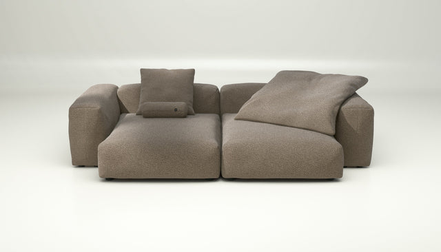 vetsak | Sofa Set 02 XLarge - loop loop - taupe | Modular Sofa | 3.5 Seater | Big Sofa