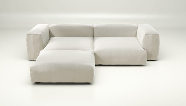 vetsak | Sofa Set 03 - suave - pearl | Modular Sofa | 3.5 Seater | Big Sofa | Corner Sofa