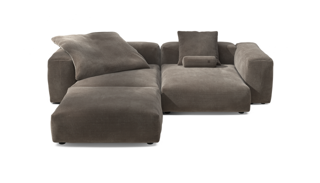 vetsak | Sofa Set 03 - Cord Velour - Mocha | Modular Sofa