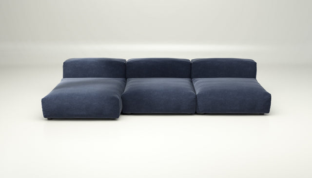 vetsak | Sofa Set 04 - suave - navy | Modular Sofa | 5 Seater | Big Sofa