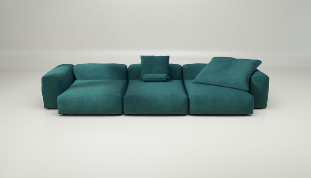 vetsak | Sofa Set 05 - pique - cedar | Modular Sofa | 5 Seater | Big Sofa | Corner Sofa