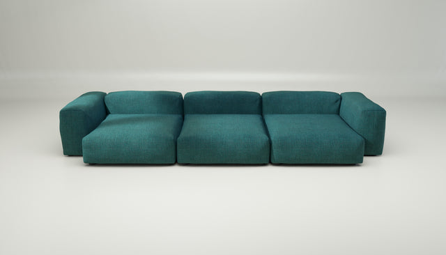vetsak | Sofa Set 05 - pique - cedar | Modular Sofa | 5 Seater | Big Sofa | Corner Sofa