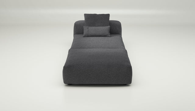 vetsak | Sofa Set 07 - Sun Lounger - loop loop - anthracite | Modular Sofa | 2 Seater | Daybed | Chaiselounge