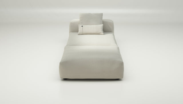 vetsak | Sofa Set 07 - Sun Lounger - pique - creme | Modular Sofa | 2 Seater | Daybed | Chaiselounge