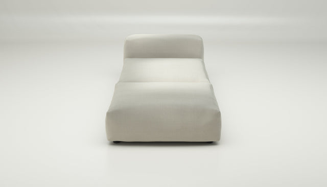 vetsak | Sofa Set 07 - Sun Lounger - pique - creme | Modular Sofa | 2 Seater | Daybed | Chaiselounge