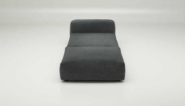 vetsak | Sofa Set 07 - Sun Lounger - pique - dark grey | Modular Sofa | 2 Seater | Daybed | Chaiselounge