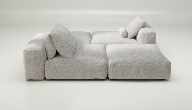 vetsak | Sofa Set 08 - Daybed - loop loop - bounty | Modular Sofa | 6 Seater | Outdoor Island | Double lounger