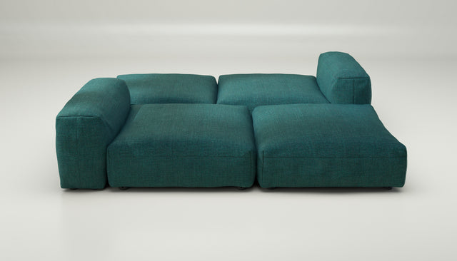 vetsak | Sofa Set 08 - Daybed - pique - cedar | Modular Sofa | 6 Seater | Outdoor Island | Double lounger