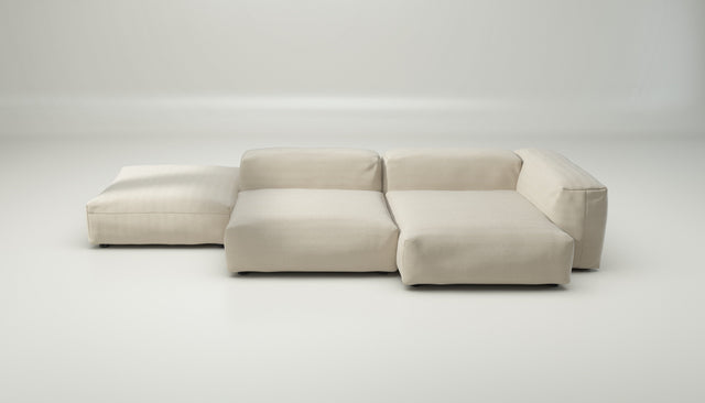 vetsak | Sofa Set 09 - The Island - pique - beige | Modular Sofa | 7 Seater | Sofa Island