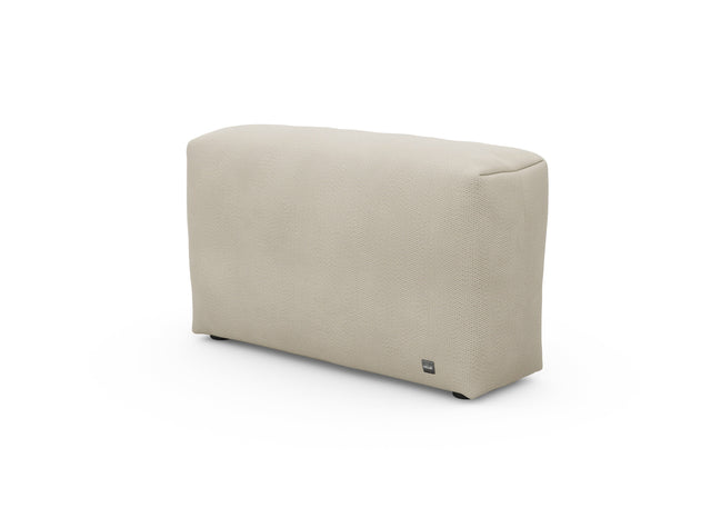 sofa side cover - pique - beige - 41in x 12in