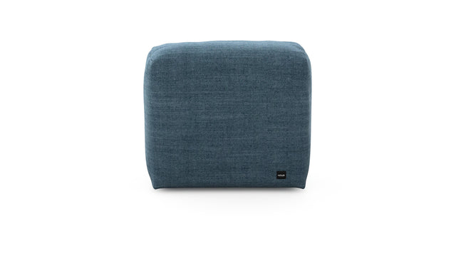 Preset sofa side - 25 x 12 - pique - dark blue