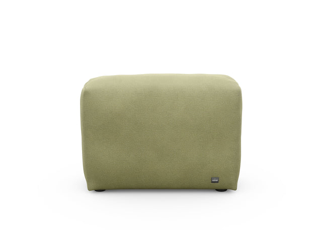 sofa side cover - linen - olive - 33in x 12in