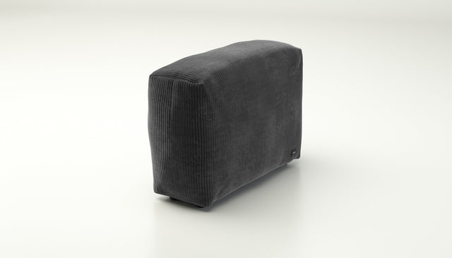 vetsak | Sofa Side Medium - cord velour - dark grey