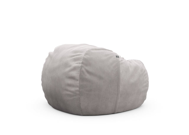 the beanbag - cord velour - platinum