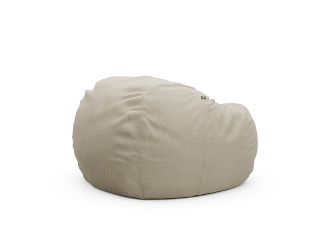 the beanbag cover - pique - beige - 43in x 27in