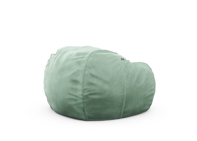 the beanbag cover - velvet - mint - 43in x 27in