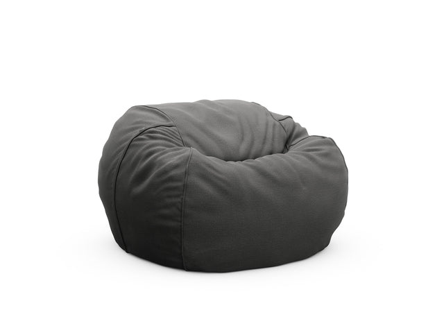 the beanbag - linen - anthracite - 43in x 27in