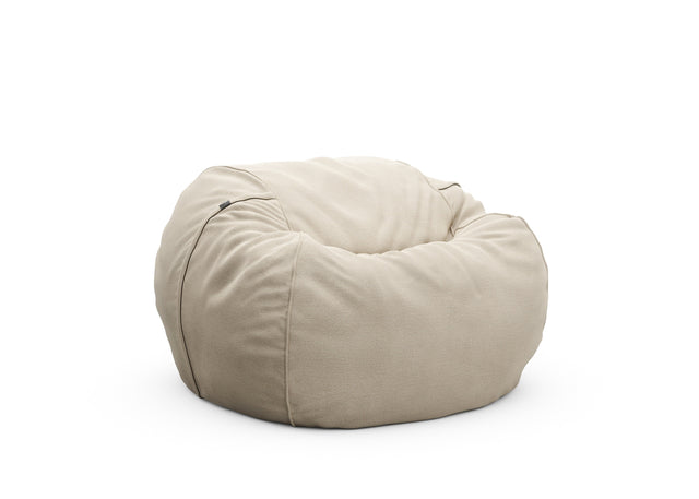 the beanbag - linen - platinum - 43in x 27in