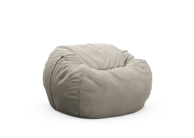 the beanbag - linen - stone - 43in x 27in