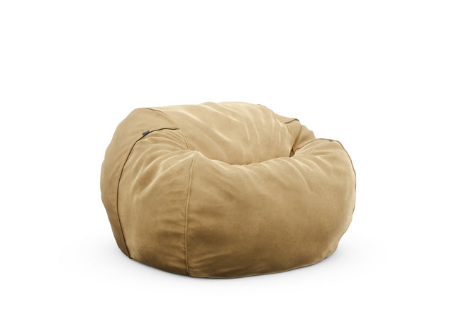 the beanbag - velvet - caramel