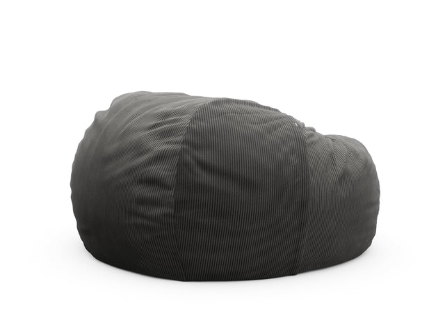 the jumbo beanbag - cord velour - dark grey