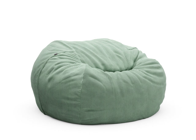 the jumbo beanbag - cord velour - duck egg - 55in x 35in