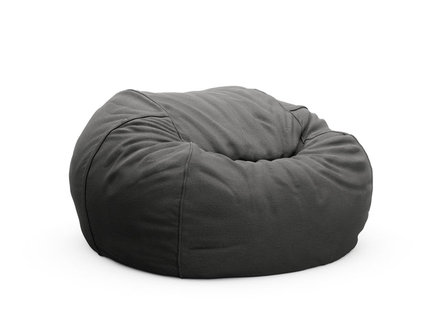 the jumbo beanbag - linen - anthracite - 55in x 35in