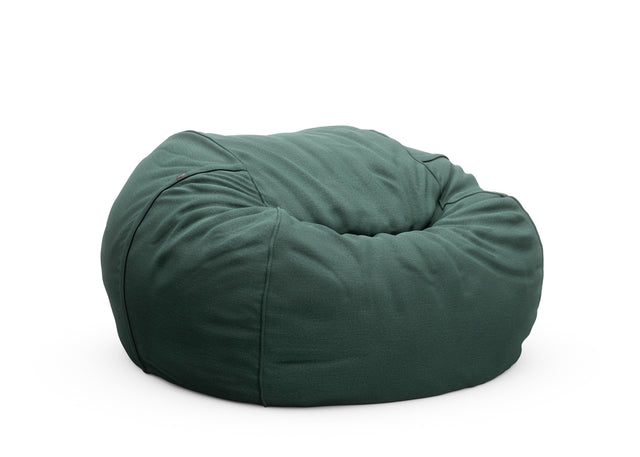 the jumbo beanbag - linen - forest - 55in x 35in