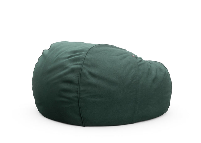 the jumbo beanbag - linen - forest - 55in x 35in