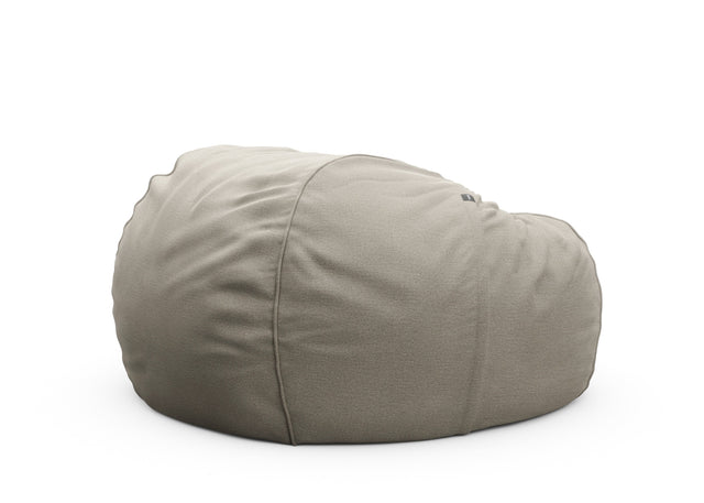 the jumbo beanbag - linen - stone - 55in x 35in