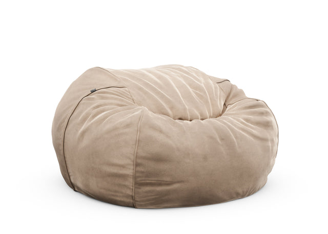 the jumbo beanbag - velvet - stone