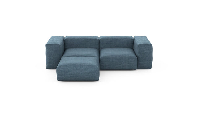 Preset three module chaise sofa - pique - dark blue - 230cm x 199cm