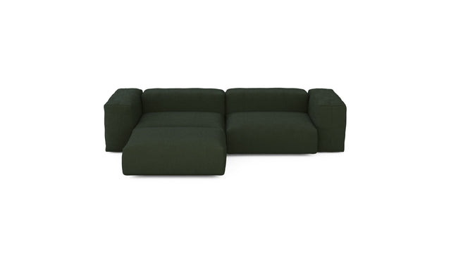 three module chaise sofa - loop loop - mousse - 106in x 86in