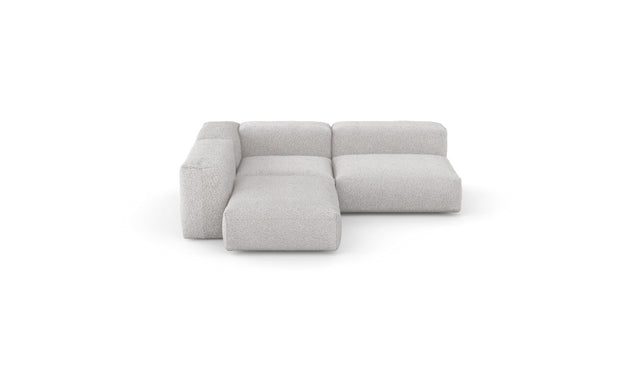 three module corner sofa - loop loop - bounty - 86in x 86in