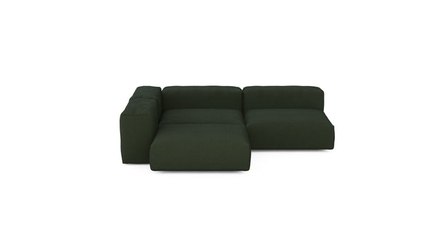 three module corner sofa - loop loop - mousse - 94in x 78in